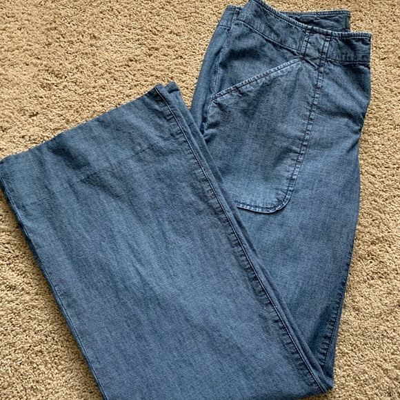 Banana Republic Factory Denim - Banana Republic wide leg jeans